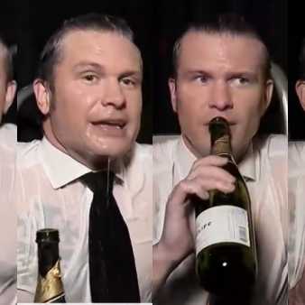 Hegseth caught drinking before June? market image